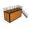 Buy cheap Topshaw Design Modular Foldable Coffee Shop Container Prefab for sale from wholesalers