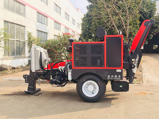 100kn 158hp Hydraulic Cable Puller Overhead Line Stringing Equipment