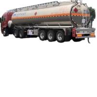 Buy cheap 3 Axle 44m3 Liquid Petrol Aviation Kerosene Jet Fuel Transport Semi Trailer product
