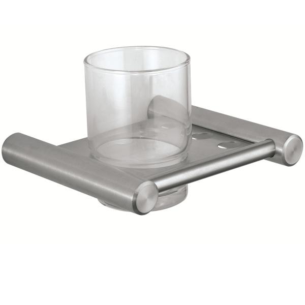 Buy cheap Household Bathroom Tumbler Holders Metal Chrome Wall Mounted Toothbrush Holder from wholesalers