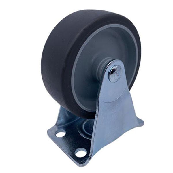Quality 2.5 Inch Thermoplastic Rubber Rigid Plate Caster Wheels with PP Core for sale