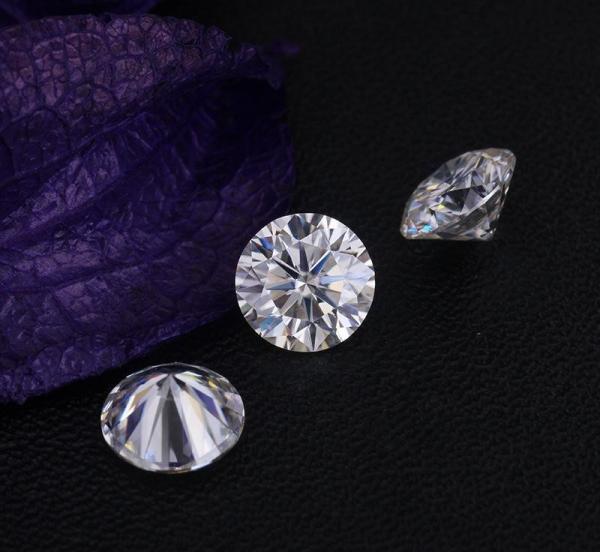 Buy cheap 0.85Ct 6mm Genuine Diamond Moissanite VVS Round Shape Excellent Cut from wholesalers
