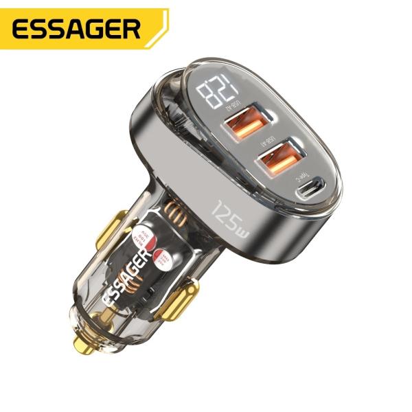 Buy cheap PD QC Digital Display Fast Charging Car Charger Transparent 125W 65W 30W from wholesalers