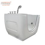33.46" Glass Baby Spa Bathtub Small Green White Pink Blue Whirlpool