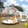 Buy cheap CE approved blower air pump transparent PVC material kids play bubble balloon house from wholesalers