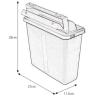 Buy cheap PP Plastic Red Medical Sharps Container For Syringe Needle Puncture Resistant from wholesalers