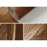 Buy cheap 3D Effect Washable Vinyl Wallpaper , Luxurious Golden Leather Pattern Wallpaper from wholesalers