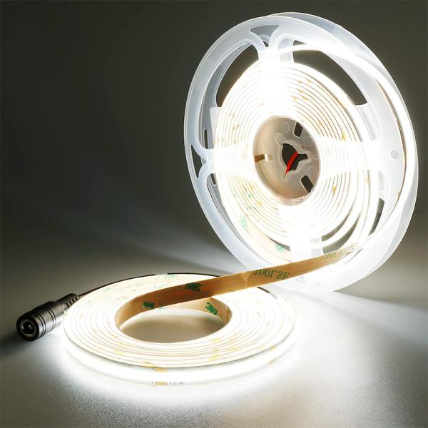 LED Strip Light 8mm10mm 480leds 3000K4000K6500K Warm Natural White Flexible COB