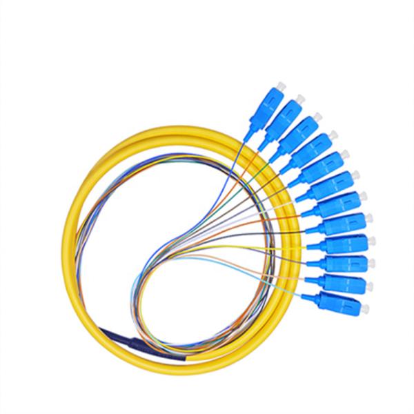 Buy cheap SC APC Connector Fiber Optic Pigtail , 1260-1650nm Wavelength OM3 Pigtail from wholesalers