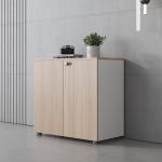 Office Filing Cabinet Wood Office Drawer Cabinet Movable Three Drawer Office