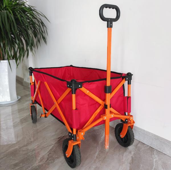 Buy cheap 7inch Wheel Collapsible Shopping Cart Four Way Folding Outdoor Camping Cart from wholesalers