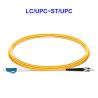 Buy cheap LC UPC ST UPC Fiber Optic Jumper Cables , Single Core Fiber Optic Lan Cable from wholesalers