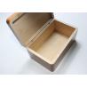 Buy cheap Pine Wood Handmade Wooden Boxes Nature Color Varnished For Gift Packaging from wholesalers