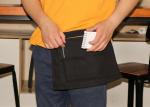Adjust Black Cotton Waiter Cooking Aprons For Men