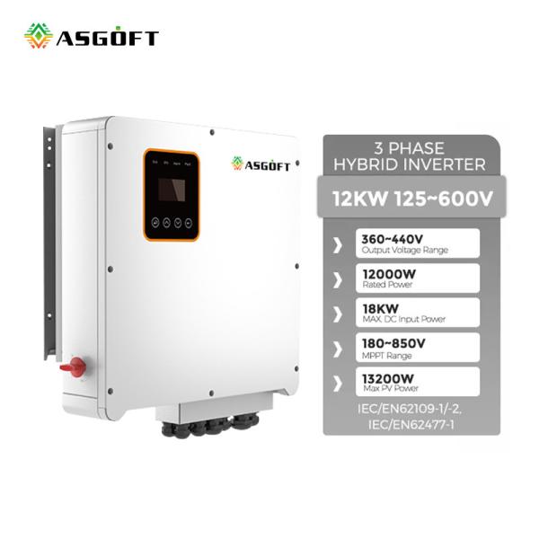 Buy cheap Solar Off Grid AC Hybrid On Grid Inverter 12KW 10kw 3 Phase from wholesalers