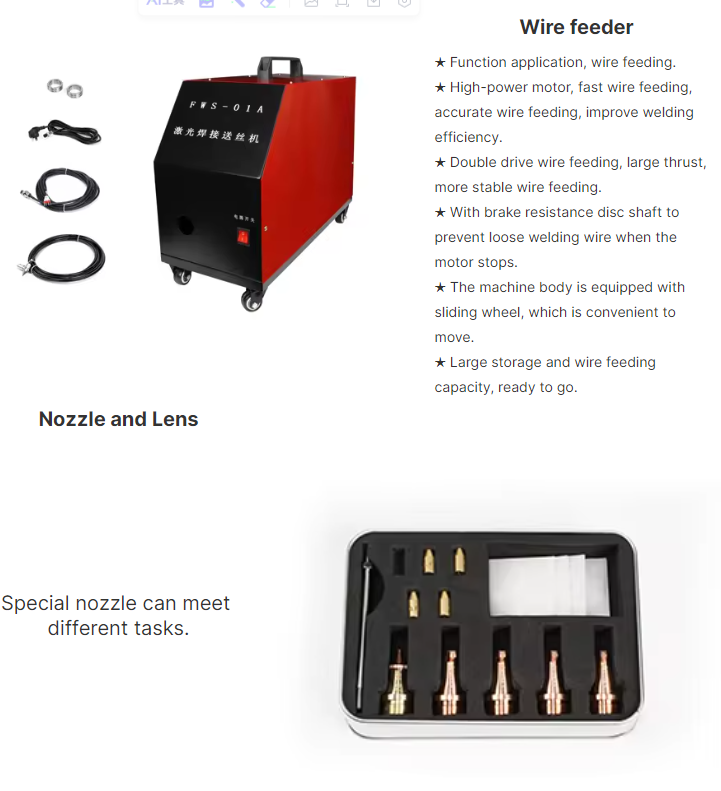Welding mode Manual Handheld 1000w 1500w 2000w 5mm Stainless Steel Fiber Laser Welding and 3 In1 Laser Cleaning Machine
