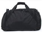 Customized Portable Black Duffel Bags Luggage Fashionable 600D Polyester