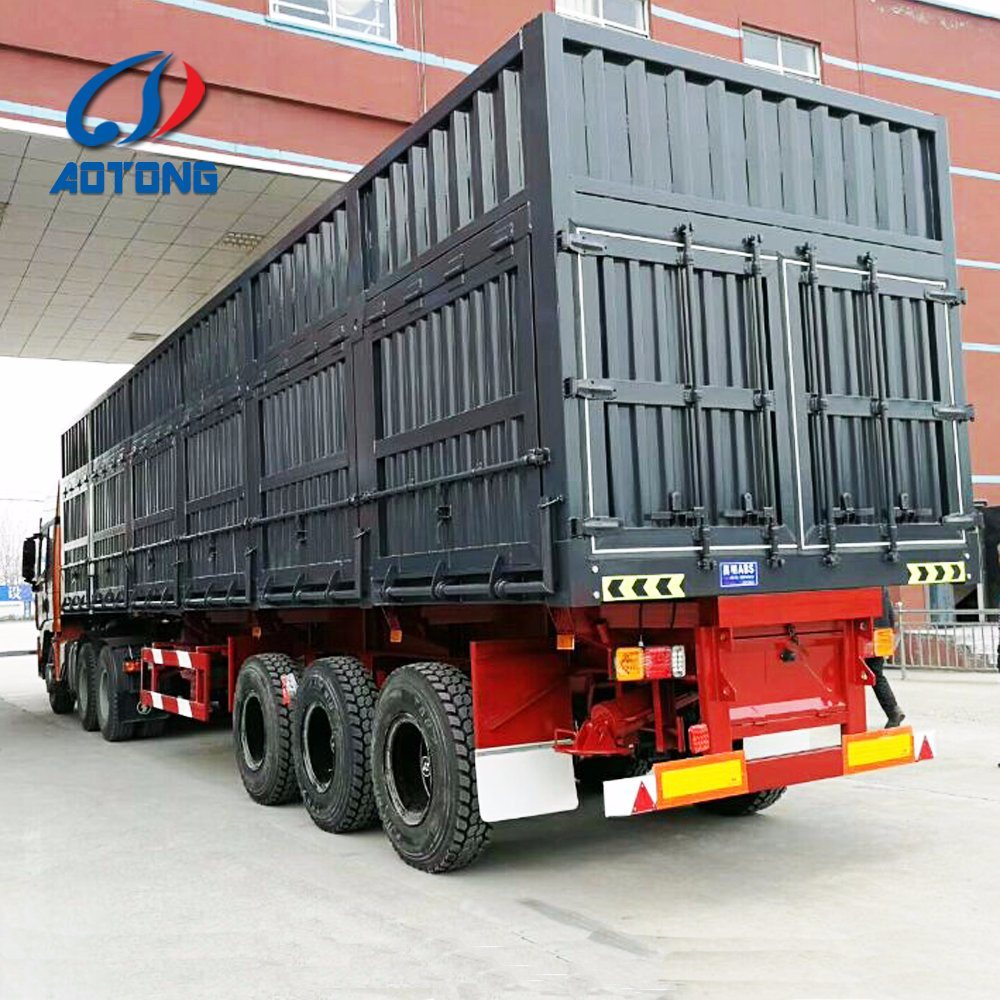 13 Tons Axles Side Dumping Cargo Trailer Truck for Rebar Transportation Requirements