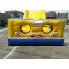 Buy cheap Yellow Adult Inflatable Obstacle Course with 0.55mm PVC Tarpaulin from wholesalers