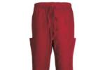 155 GSM Nurse Medical Polyester 65% Cotton 35% Wine Red Pants Anti-bacteria,