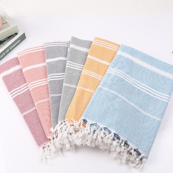 Buy cheap Rectangle Cotton Towel Nature Organic Custom Sand Free Turkish 100% Cotton Microfiber from wholesalers