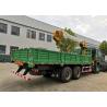 Buy cheap Sinotruk Howo7 Green 12T 6x4 chassis dump boom crane sold well in Africa. from wholesalers