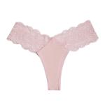 Stretch Lace Hipster Panties Underwear Thong Pink Girl'S Low Rise Ladies Fashion