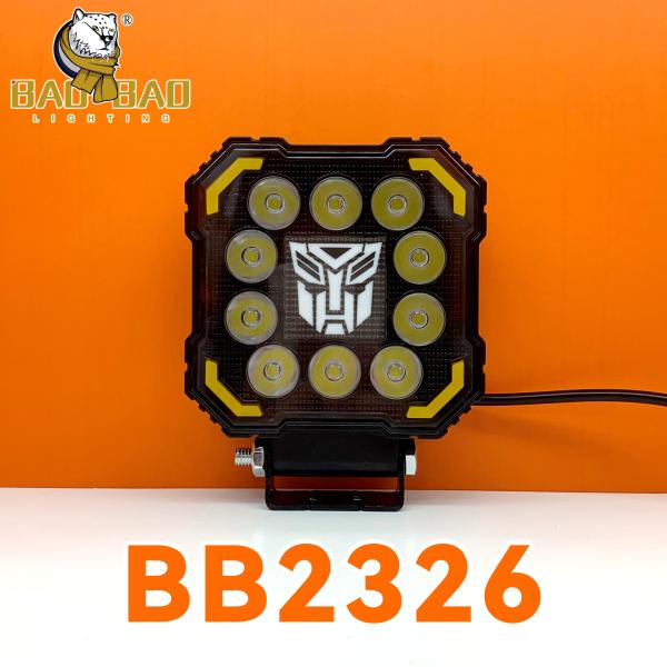 Buy cheap Universal Metal White Yellow Dual Color Motorcycle LED Headlight Car Work Light from wholesalers