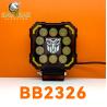 Buy cheap Universal Metal White Yellow Dual Color Motorcycle LED Headlight Car Work Light from wholesalers