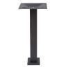 Buy cheap Bolt Down Metal Table legs Dining Table Base Black Wrinkle 28'' / 41'' Height from wholesalers