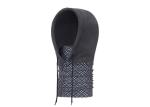 Fashion Style Fleece Face Mask Black Hat Grid Design Wind Resistant Good