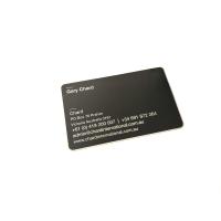 Buy cheap Silver Glossy Mirror Business Cards / Supermarket Etching Metal Card product