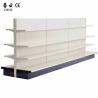 Buy cheap Factory Customized Color Size Double Sided Gondola Shelving Units Gandola Rack Retail Shelving White from wholesalers