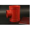 Buy cheap Sample Freely Grooved Tee Fittings With 362 PSI End Pressure Rating / Epoxy Painting from wholesalers
