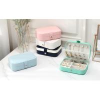 Buy cheap JEWELRY STORAGE BOX SINGLE-LAYER NECKLACE EARRINGS RING PU JEWELRY BOX AMAZON product