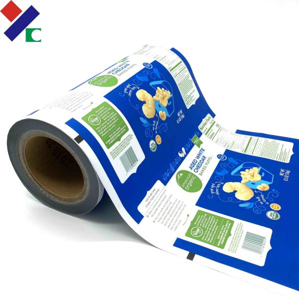 Buy cheap Nuts Food Candy Printed BOPP Film , 60 Microns Plastic Packaging Roll Film ISO 9001 from wholesalers