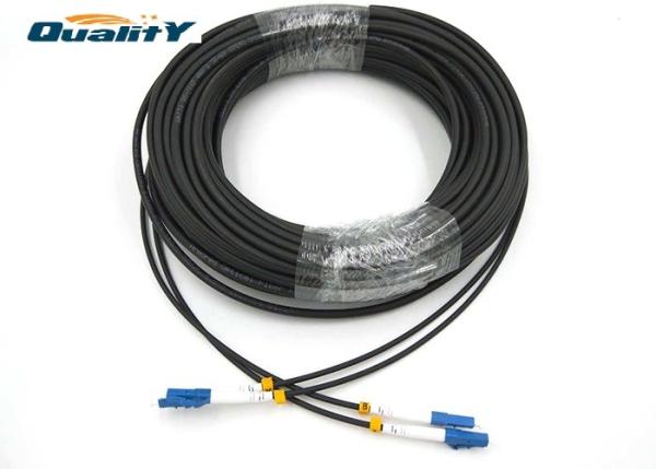 Buy cheap Customized LC UPC Simplex Armoured / Fiber Optic JumperOptical Fiber Cable / Fiber Optic Patch Cord from wholesalers