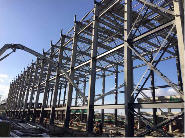 Buy cheap Fast Install Prefabricated Steel Structure Warehouse Buildings Customized from wholesalers
