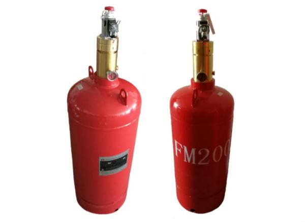 Buy cheap Red Color Fm200 Gas Cylinder For 4.2 / 5.6MPa Fire Suppression System from wholesalers