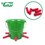 Buy cheap Crash Resistance Animal Feeding Tools White 8 Liter Volume Cattle Lick Buckets from wholesalers