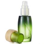 120ml 50g Green Essential Oil Bottles Lotion Glass Containers For Cosmetics 24