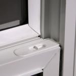 Single Hung PVC Sliding Window Flush Casement UPVC Windows ODM