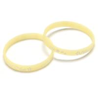 Buy cheap Fitness Center Embossed Silicone Bracelets Waterproof Customized Color product