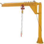 Column Or Pillar Swing Lever Jib Crane Electric Revolving 360 Degrees