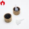 Buy cheap 18mm Bamboo Threaded Plastic Screw Caps For Essential Oil Bottle from wholesalers