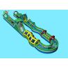 Buy cheap 80 * 3 M PVC Tarpaulin Inflatable Sports Games Giant Obstacle Course from wholesalers
