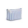 Buy cheap Plain Stripe Cotton Canvas Cosmetic Makeup Bag from wholesalers