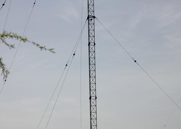 Buy cheap GSM Guyed Line Telecommunication Tower , ASTM A572 Grade 50 Lattice Steel Towers from wholesalers