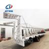 Buy cheap 50 60 Ton Gooseneck Lowboy Semi-Trailer Steel Excavator 3 4 Axle for Australia Market from wholesalers