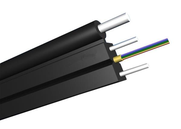Buy cheap 2core Outdoor Fiber Optic FTTH Network Drop Cable with FRP Strength Member from wholesalers